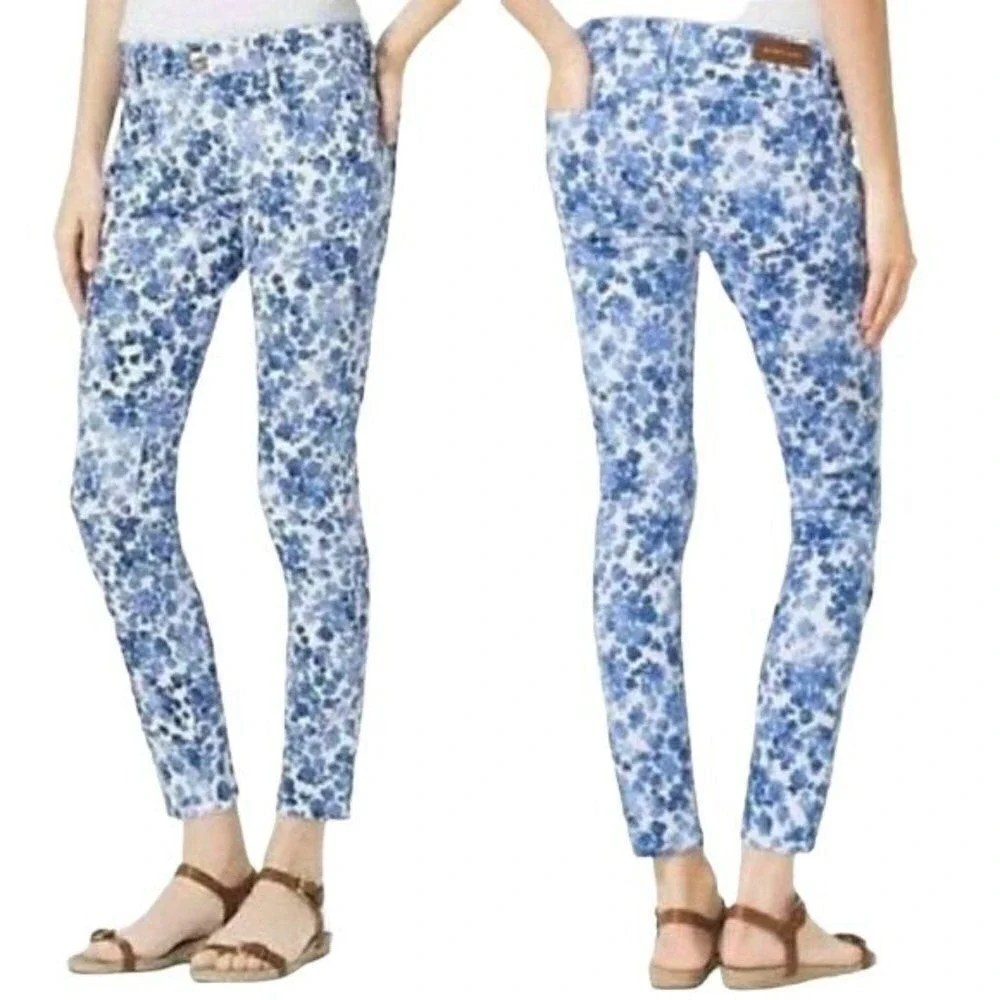 Coastal Chic Preppy Modern Jeans 10 Izzy Skinny High Waisted Skinny Crop Ankle‎